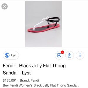 Fendi Jelly Sandal